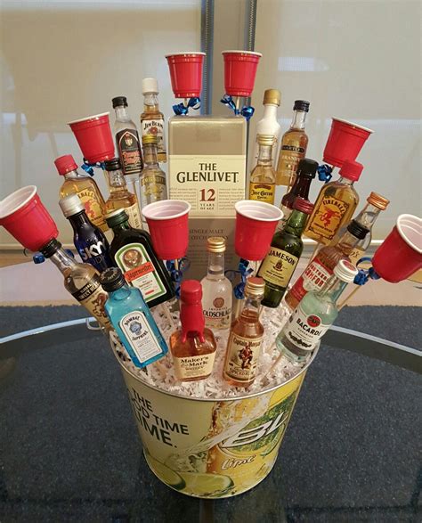 alcohol gift baskets for men